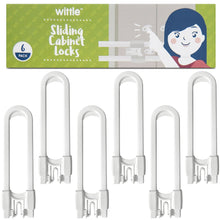 Wittle Sliding Cabinet Locks (6 pack)