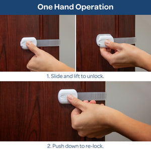 Wittle Multifunctional Child Safety Cabinet Locks (8 pack)