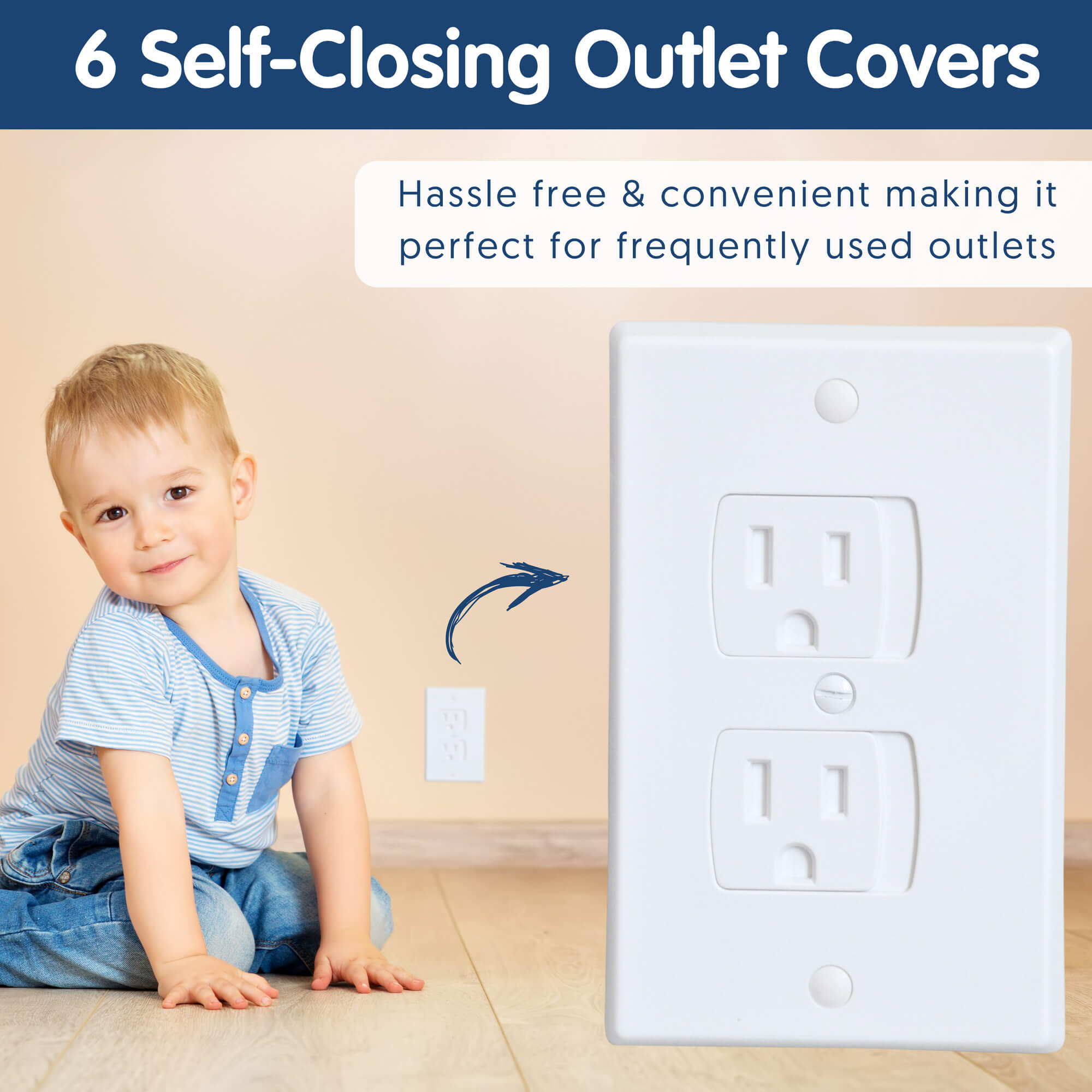 Easiest Outlet Covers for Babyproofing