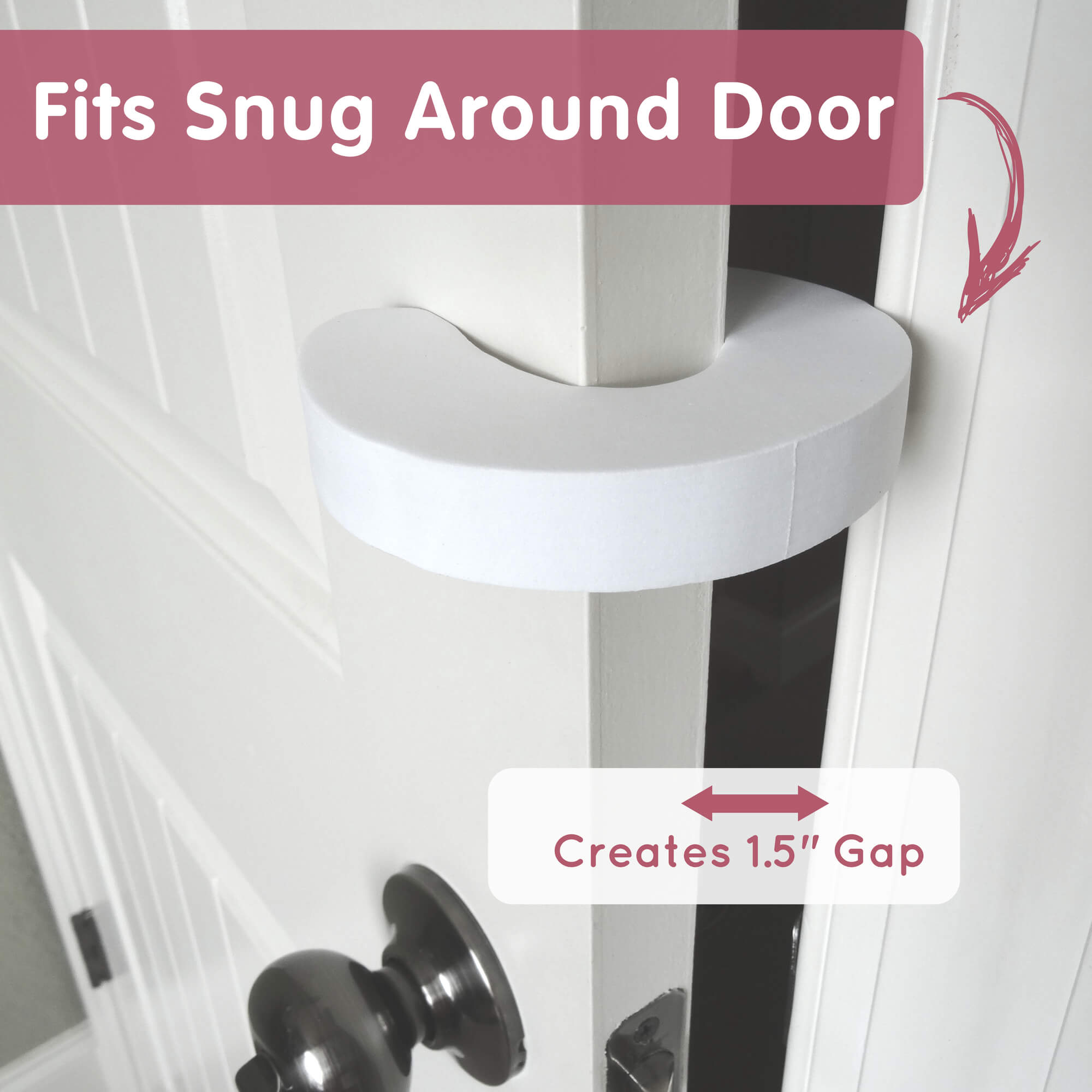 Wittle Finger Pinch Guard 4 pack Foam Baby Door Stopper Wittle